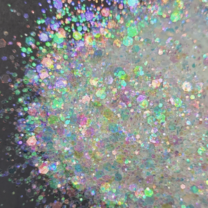 rainbow chunky glitter mix