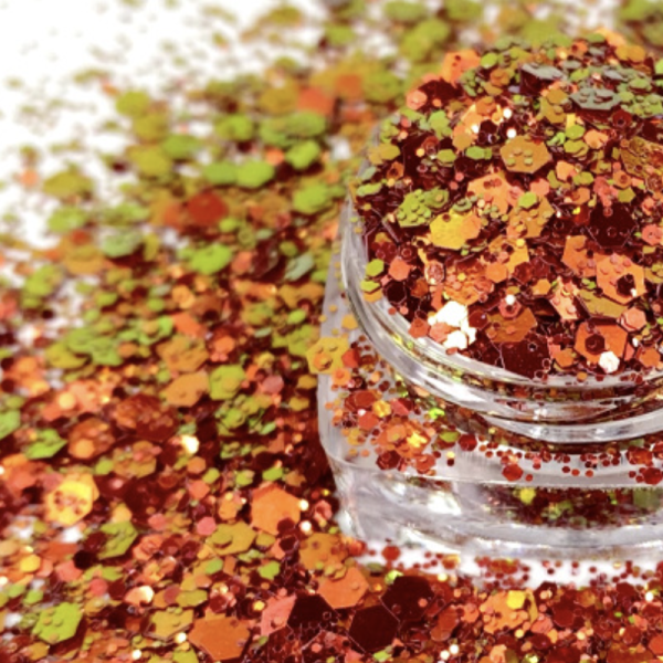 autumn chunky glitter mix