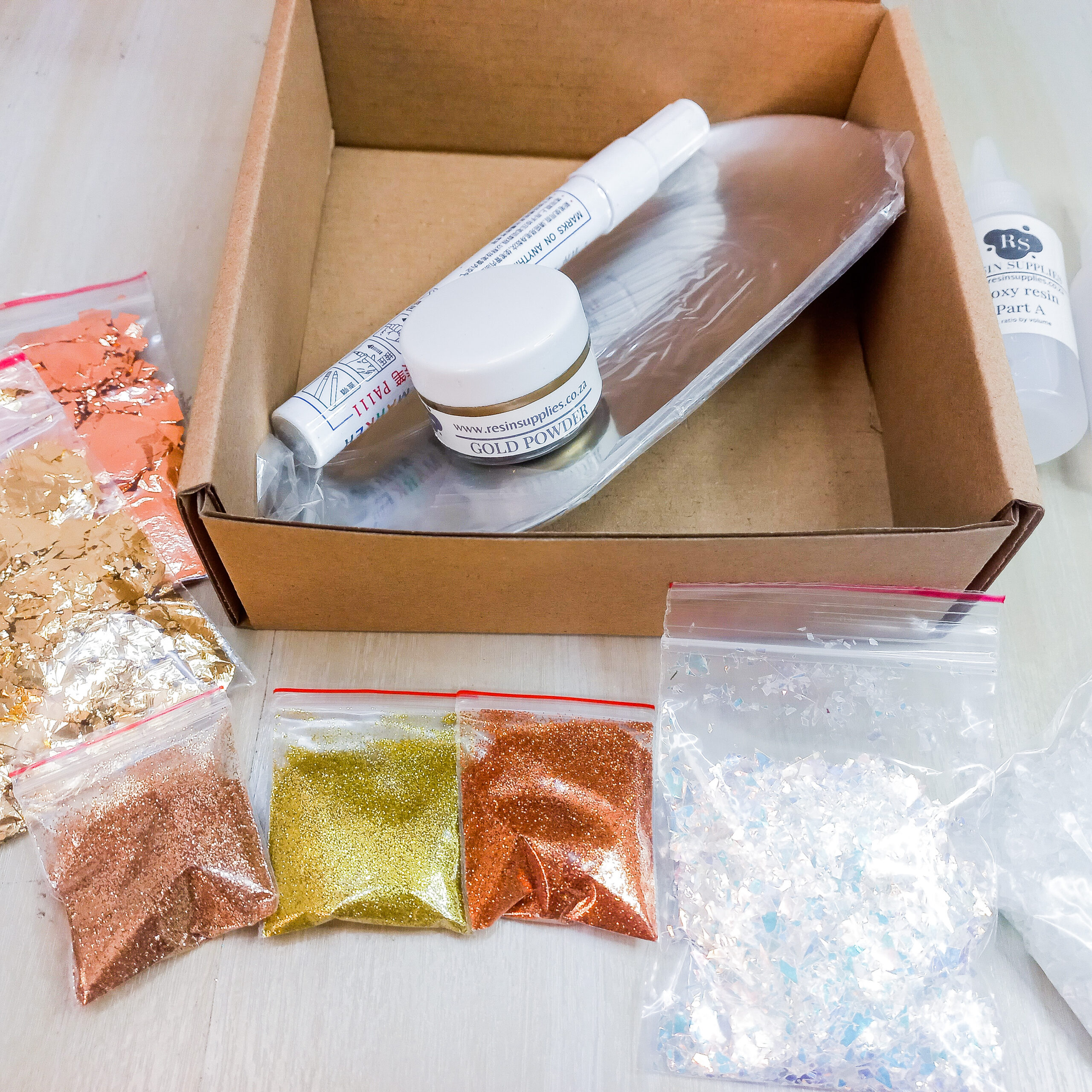 Resin Geode Jewellery Tray Craft Box - Image 2